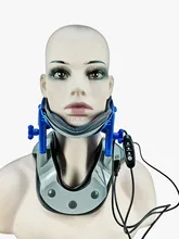 Dispositivo de tração cervical ajustável da cinta cervical do dispositivo da tração do aquecimento elétrico