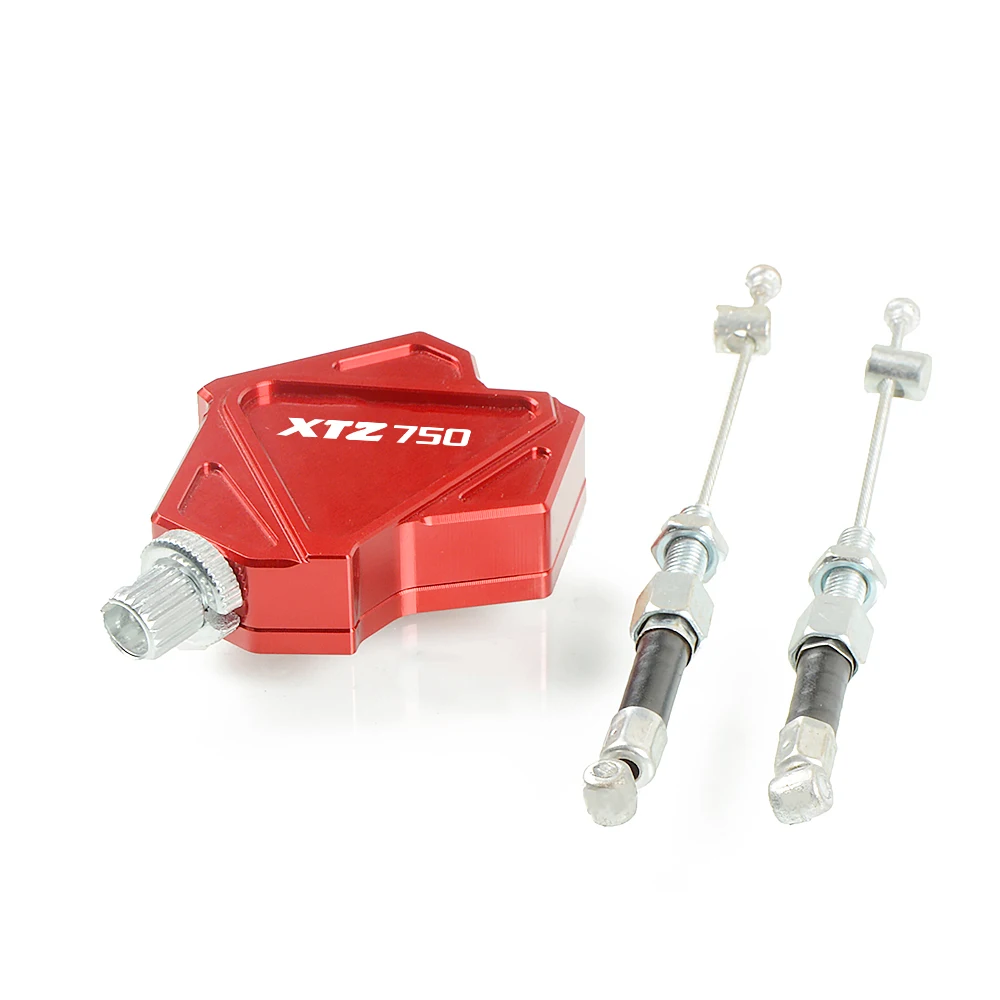 Red XTZ750 Для Yamaha XTZ750 XTZ 750 с логотипом аксессуары для мотоциклов ЧПУ алюминиевые трюковые Рычаги сцепления легко тяните кабельная система для мотокросса - Цвет: Red XTZ750