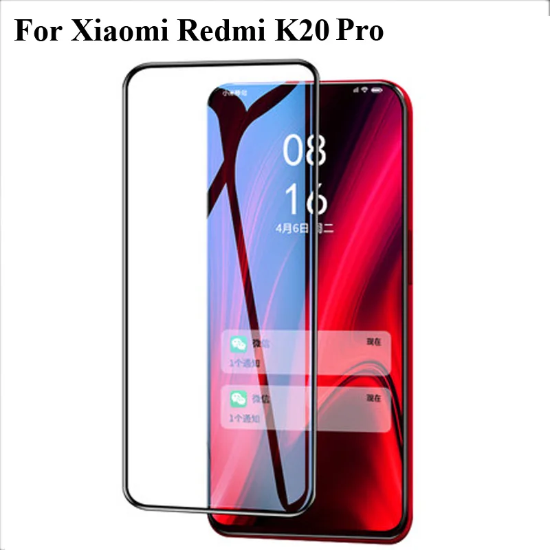 

2PCS For xiaomi Redmi K20 Pro K 20 Pro 3D Tempered Glass Film Screen Protector Protective Full Cover Protection Red mi K20pro