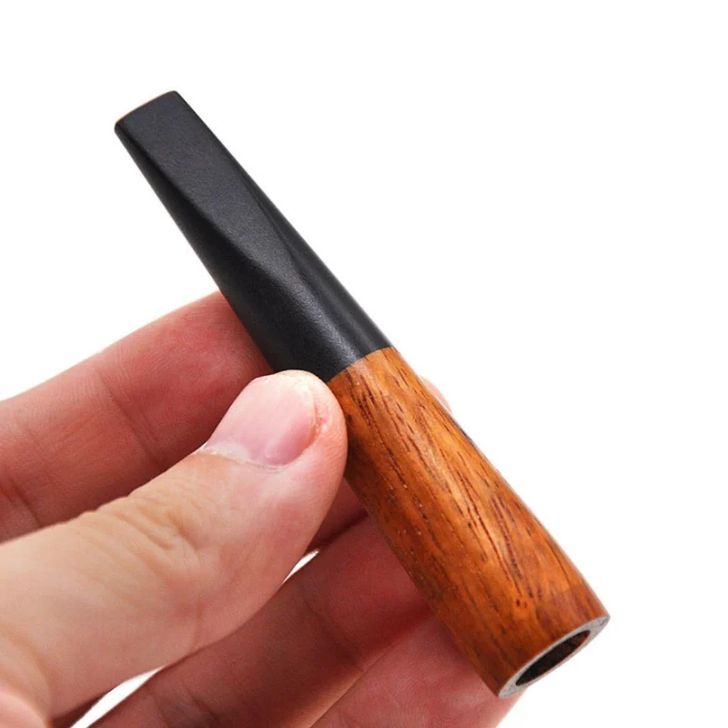 

Wooden Bamboo Cigarette Holder Short Cigarette Filter Holder Reusable Short Smoke Mouthpiece Portable Wood Smoking Pipe For Men