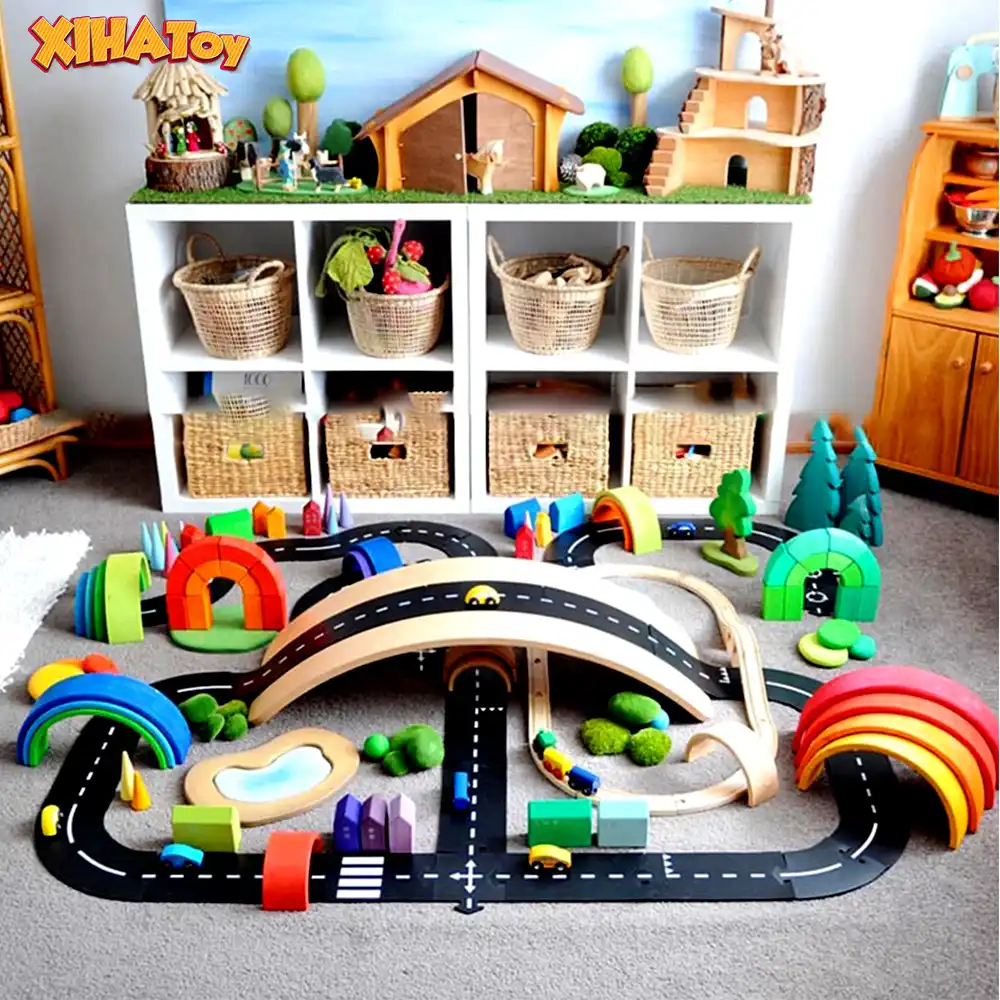 montessori train set