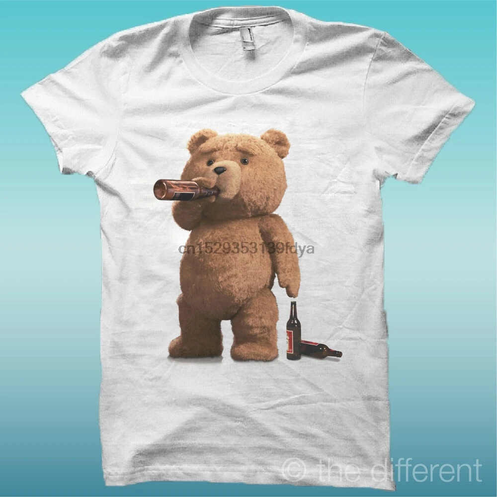 T-Shirt Ted Drink Beer Bear Film the Happiness Is Have My New | Мужская одежда