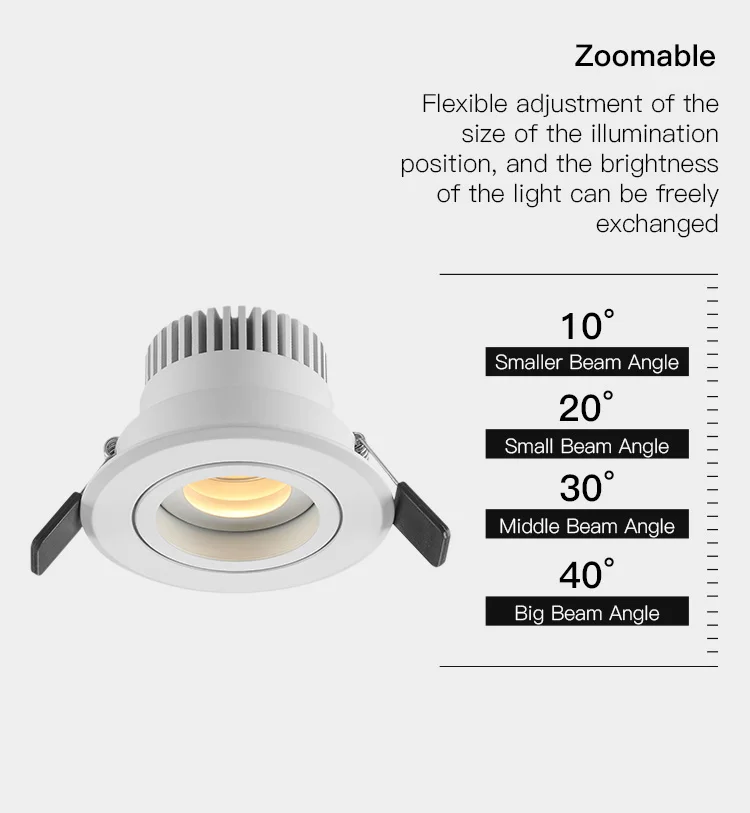 Luz de Teto 12 Branco Holofotes Embutidos 5 w - 7 10 3 5 w7 w10 w12 w branco luz de teto holofotes embutidos