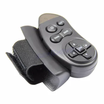 

1Pc Black Car Universal Steering Wheel Remote Control Learning For Car CD DVD VCD