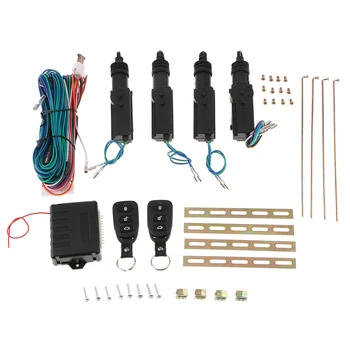 

Universal Remote Control Door Lock Locking Kit Locking Keyless Entry System w/ Keys Controllers