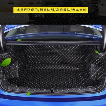 

Car Fully enclosed trunk protection mat leather pad For BMW 3 Series 320li 325li Car accessories interior