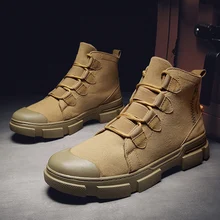 Мужская обувь; сезон осень-зима; высокие Прогулочные кроссовки; Ботинки martin; спортивная парусиновая обувь для безопасности работы; мужские кроссовки; коллекция года; уличные кроссовки