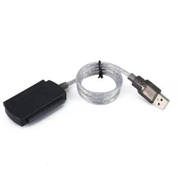 

1pcs Hot Selling New Arrival 5.25 S-ATA/2.5/3.5 New USB 2.0 to IDE SATA Adapter Cable Wholesale