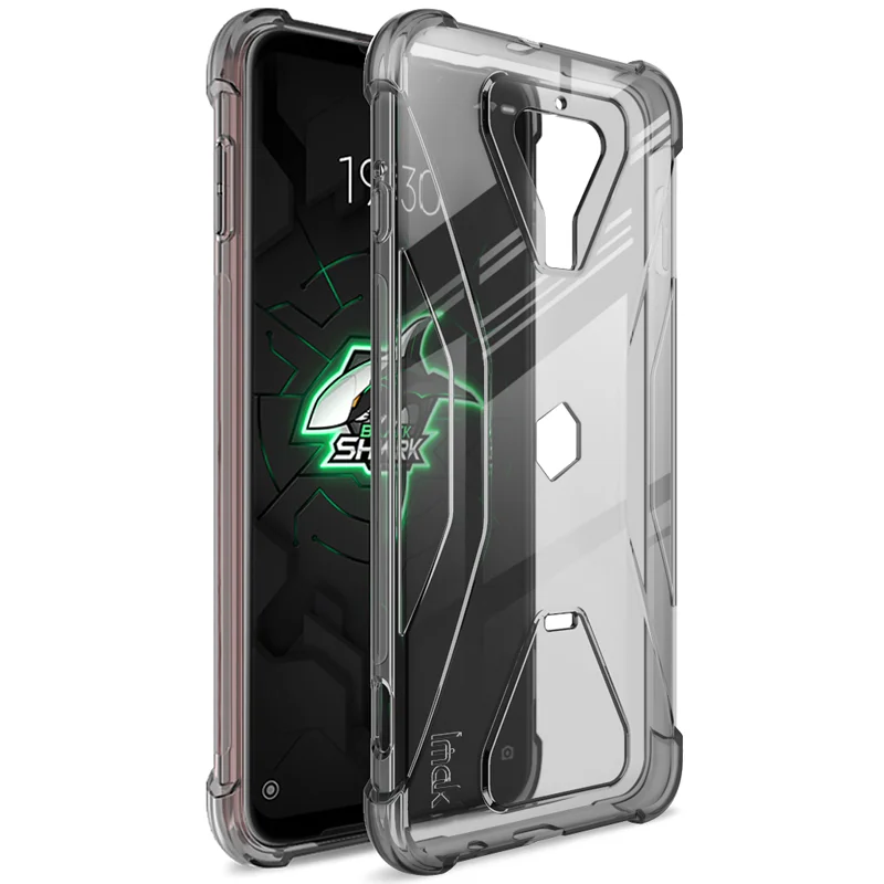 IMAK for Xiaomi Black Shark 3 Case Shock-Resistant Shockproof Soft TPU Back Cover Case for Xiaomi Black Shark 3 3s IMAK for Xiaomi Black Shark 3 Case Shock-Resistant Shockproof Soft TPU Back Cover Case for Xiaomi Black Shark 3 3s