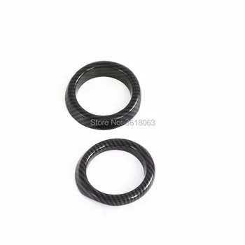 

For Ford Transit 2017 2018 2019 Front Head Fog Light Ring Cover Fog Light Trims ABS Chrome Stickers Car-Covers Accessories