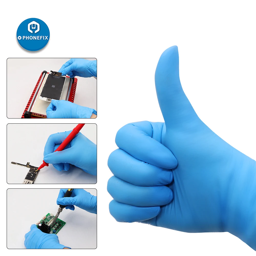 disposable latex rubber gloves