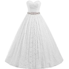 Кружевное бальное платье, свадебные платья, милые платья для невесты, украшенные бисером