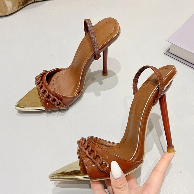 How To Wear Brown Heeled Sandals 2023