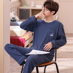 Pajama Sets Sleepwear Men's Winter For Couples Comfortable Cotton Big Size All Seasons Home Wear Sportswear Female Breathable