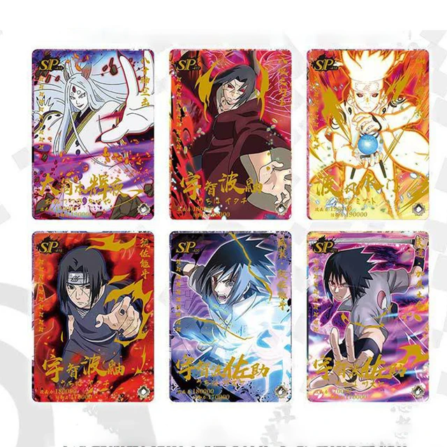 Bandai Genuine Anime Sasuke Narutoes Collection rare Cards box Uzumaki Uchiha Game hobby collectibles Cards for Child Gifts toys 5