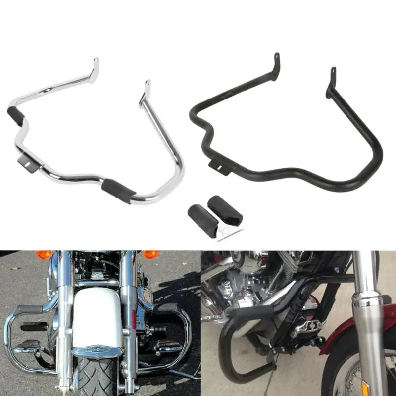 Защита двигателя мотоцикла усов для Harley Fatboy Heritage Softail Classic FLSTC FLSTNSE FLSTN FLSTF Deluxe 2000