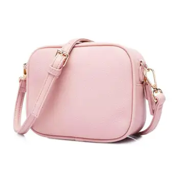 

The new simple Famous Brand Design Small Square Flap Bag Mini Women Messenger Crossbody bags Sling Shoulder Leather Handbags