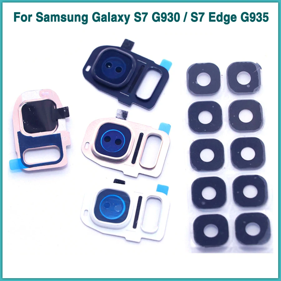

Back Camera Glass For Samsung Galaxy S7 G930 / S7 Edge G935 Rear Camera Frame Glass Lens Cover Replacement