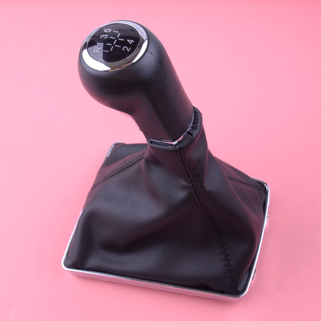 

5 Speed Gear Shift Knob Gaiter Boot PU Leather Black Fit for Opel Astra GTC Coupe AS A-H/C Corsa 2005 2006 2007 2008 2009 2010