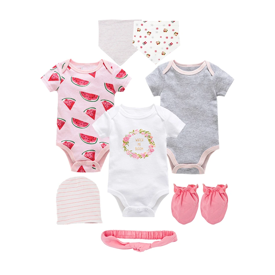 baby girl bodysuit set