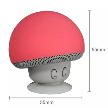 

Cute Mini Wireless Portable Bluetooth Speaker Mini Bluetooth Mushroom Speaker Handsfree for Mobile Phone iPhone iPad Tablet Gift