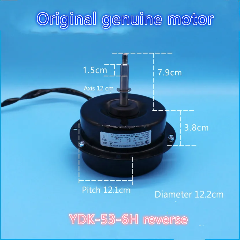 

Applicable to the Midea States air conditioning 3p5p outer fan fan motor motor 53W reverse outer motor YDK-53-6H plc