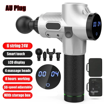 

Electric Muscle Massager with Four Head Percussive Powerful Massage Guns Muscle Massager for Neck Shoulder Relaxation