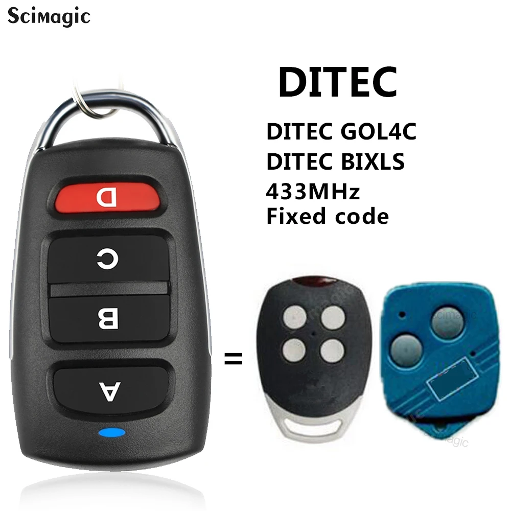 Remote Control Garage Gate DITEC GOL4C BIXLS Opener 433mhz 433.92 mhz Duplicator Newest door lock wifi keypad Access Control Systems