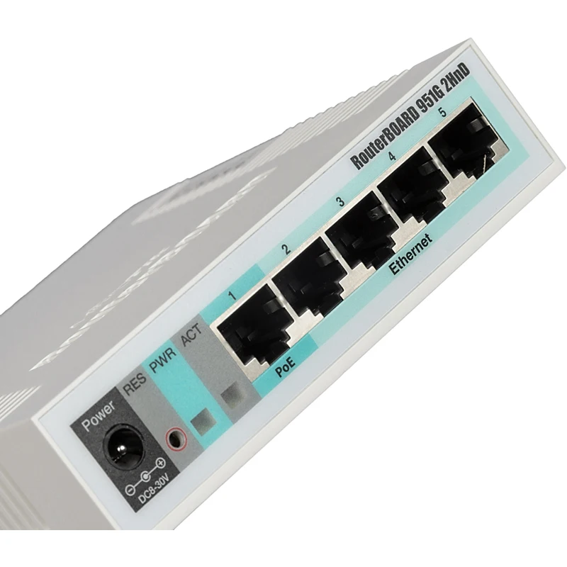 Роутер MikroTik RB951G-2HND 10/100/1000BASE-TX белый
