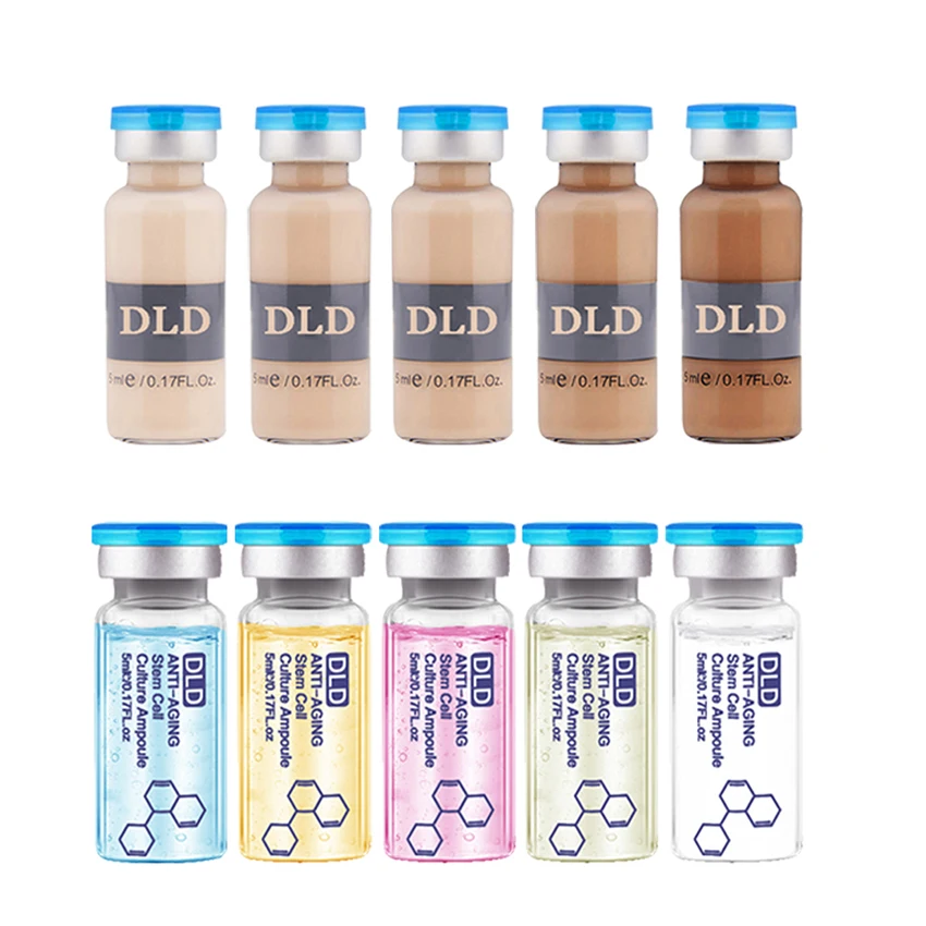 

10 bottles Hyaluronic Acid+Vitamin C+24K Gold Retinol+Ceramide Anti-Aging Wrinkle Moisturizing Skin Care Serum