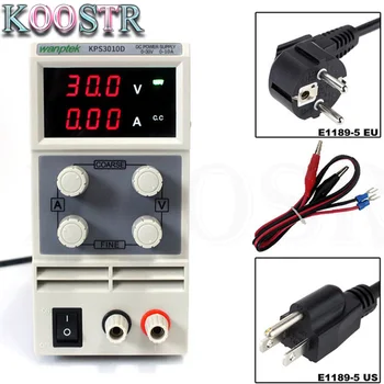 

KPS3010D Mini Digital DC regulator adjustable power supplier 30V10A 110V-220V Switching Power supply For Laptop Phone Repair 4~7