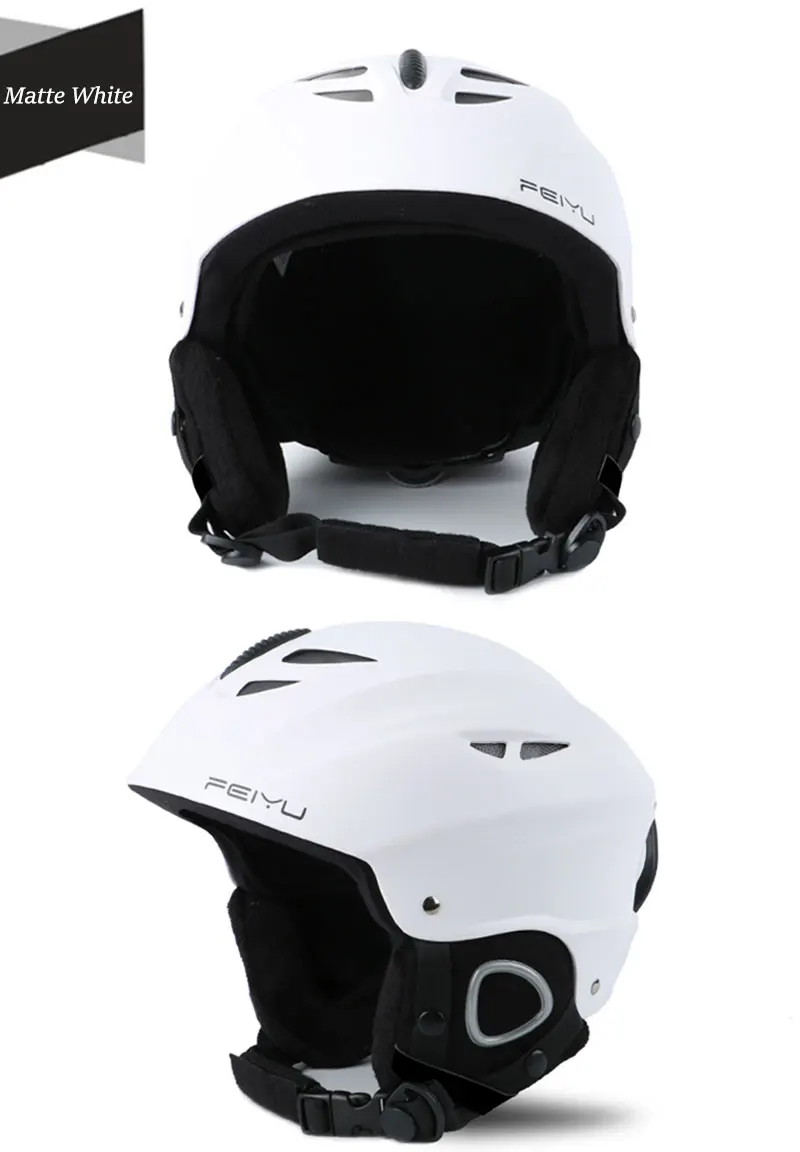 FEIYU сертификат СЕ ПК+ EPS взрослый подростковый лыжный шлем для мужчин и женщин Катание на коньках скейтборд шлем сноуборд снежные спортивные шлемы