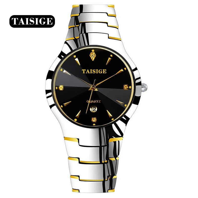 Men's Tungsten Steel Watches Business 50M Waterproof Calendar Watch Wear-resistant and Non-fading Automatic Quartz | Наручные часы