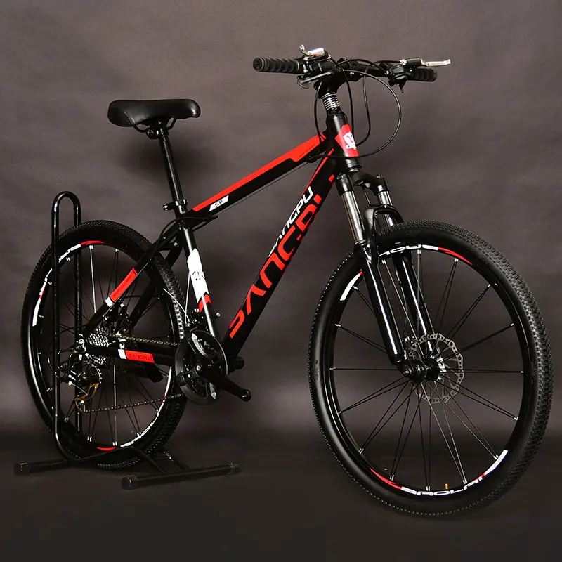 Mountain Bike Aluminum Alloy Rims 26 Inch Speed Double Disc Brakes for Men and Women Bicycle Students