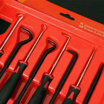 

9pcs Car Pick Hook Set O Ring Oil Seal Gasket Puller Remover Craft Hand Tools