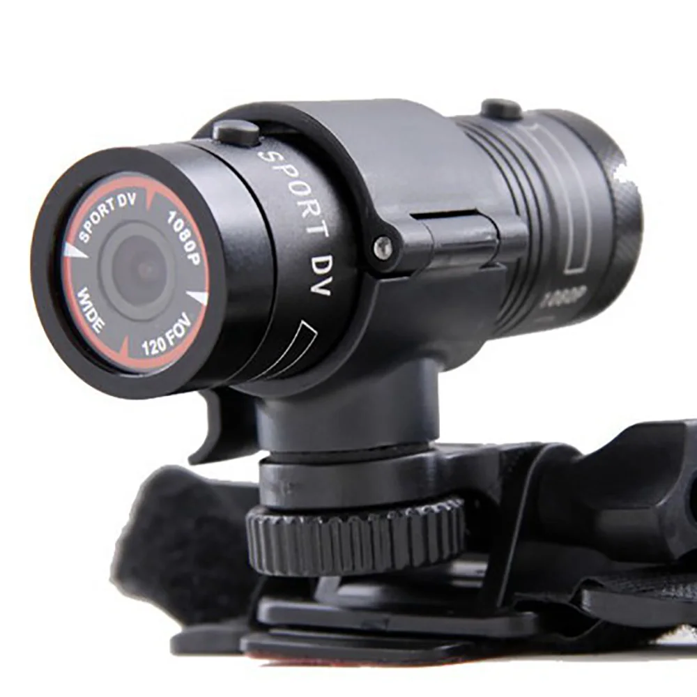 Уличная камера на шлем маленькая Спортивная камера HD Водонепроницаемая прочная портативная велосипедная походная дорожная видеокамера