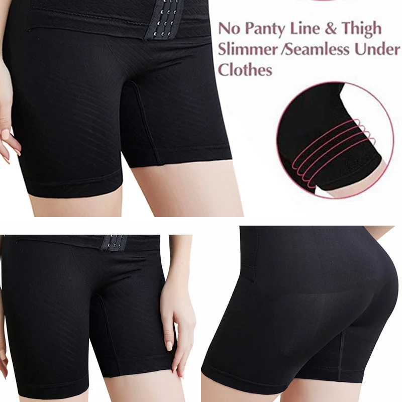 Shorts 5XL Push Up Butt Lifter Slim Body Shaper Firm Tummy Control Panties with Hooks High Waist Trainer Thigh Slimmer