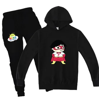 

2020 New Kids Sweatshirt Pants 2pcs Sets Autumn Long Sleeves Hoodies RyanToys Review Pant Suit Baby Children Clothes Clothing