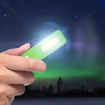 

Portable ABS Mini Keychain COB Light Camping Tent Powerful Lighting Torches Battery Powered Outdoor Emergency Flashlight