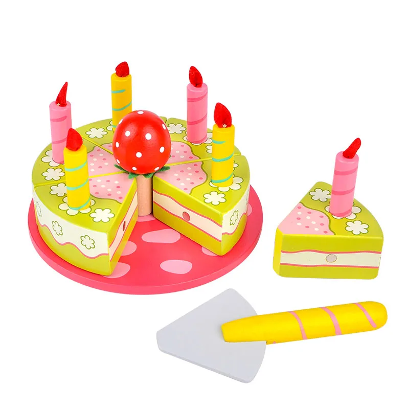 Игрушки ToyWoo Roleplay игрушки для вырезания тортов фрукты шоколад маття торт на день