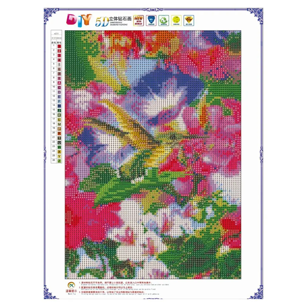 19 видов узоров алмазная 5D сделай сам вышивка крестиком мозаичная картина