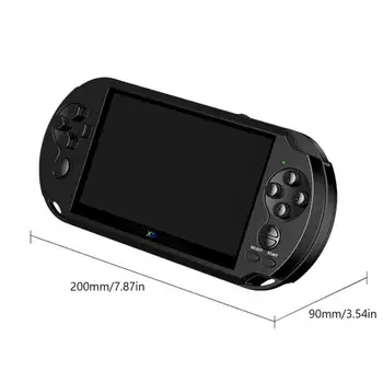 

X9 Game Console 8G X9 Game Console Large Screen Nostalgic for PSP Arcade Multifunction 5.1 Inch MP5 Hd Csreen