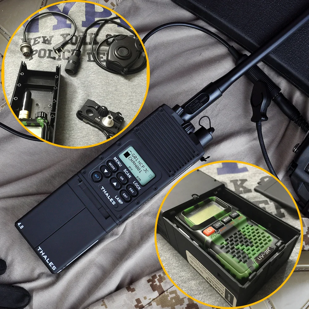 AN/PRC148ケース＆ハンドセットH250U AN/PRC 148 Military Radio Walkie-Talkie Virtu al Model