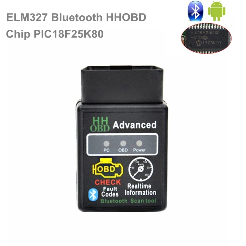 Hardver V1.5 Pic18F25K80 Bluetooth Mód Hh Obd Elm327 Bluetooth Auto