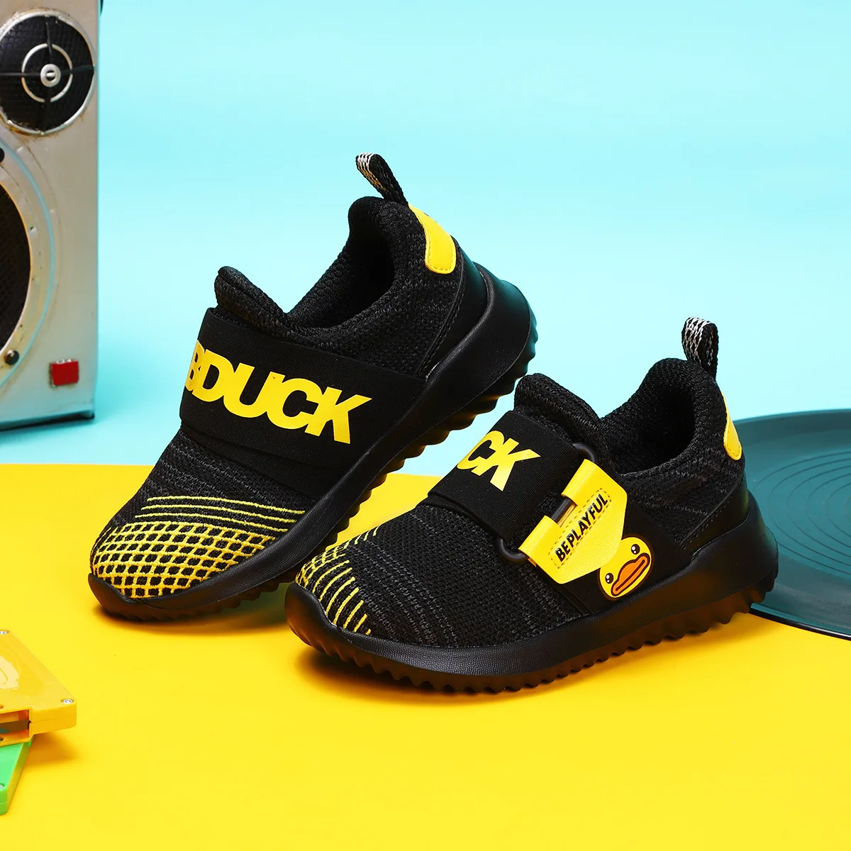 

B. Duck Small Yellow Duck Spring And Autumn Slip-on Comfortable Convenient CHILDREN'S Shoes BOY'S Children Casual Shoes