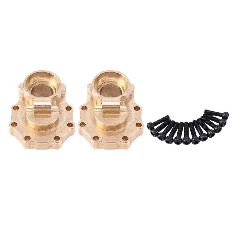 1/2 Pieces Brass Bridge Cover axle outer protection for TRX4 T4 RC Upgrade Parts 