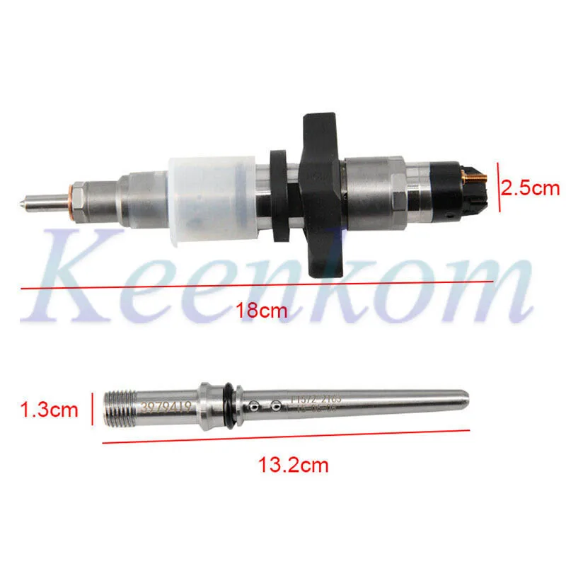 

6pcs Engine Common rail Fuel Injectors Fit For Dodge Ram Cummins 5.9L 04-09 0445120255 0445120018 0986435503 0445120210 New