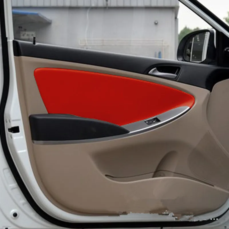 Внутренняя отделка из микрофибры, дверная панель, защитный чехол для hyundai Verna CAB158