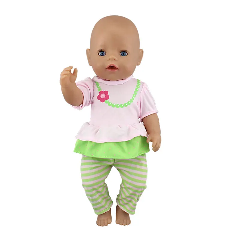 Костюм для куклы, подходит для 43 см, Детская кукла, кукла реборн, детская одежда - Цвет: s05