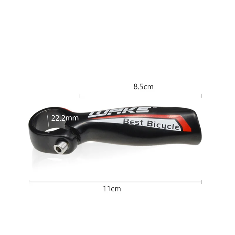 Bicycle Handlebar Ends 1 Pair Mountain Bike Small Auxiliary Handlebar Aluminum Alloy Bar Grip Accessories